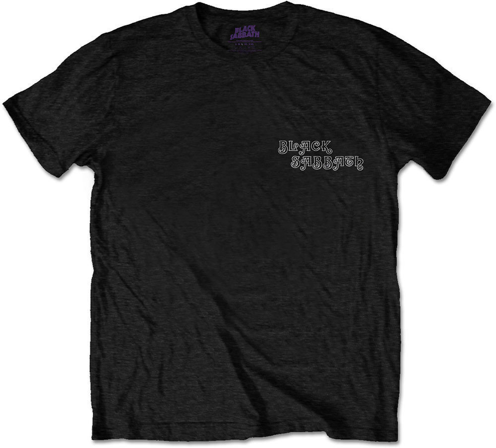 Camiseta de manga corta Black Sabbath Camiseta de manga corta Debut Album Unisex Black S