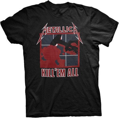 Shirt Metallica Shirt Kill 'Em All Unisex Zwart L