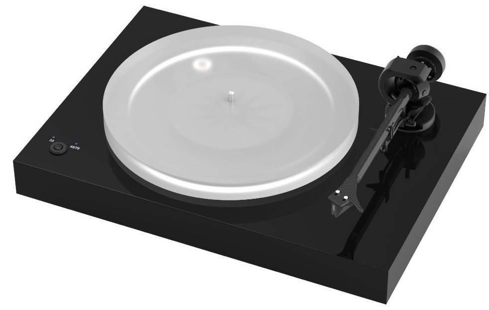 Gira-discos Hi-Fi Pro-Ject X2 + 2M Silver High Gloss Black