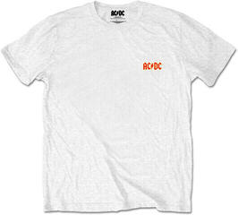 Tricou AC/DC Logo (Back Print) White M Tricou