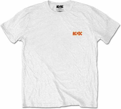 Skjorte AC/DC Skjorte Logo White S - 1