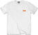 Camiseta de manga corta AC/DC Camiseta de manga corta Logo Unisex White XL