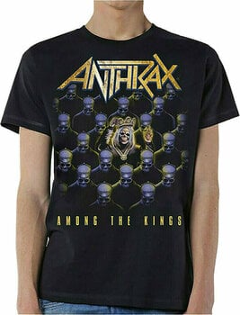 T-Shirt Anthrax T-Shirt Among The Kings Schwarz L - 1