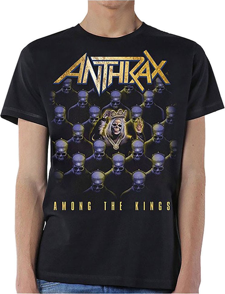 T-shirt Anthrax T-shirt Among The Kings Unisex Black 2XL