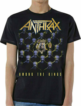 Shirt Anthrax Shirt Among The Kings Unisex Black 2XL - 1