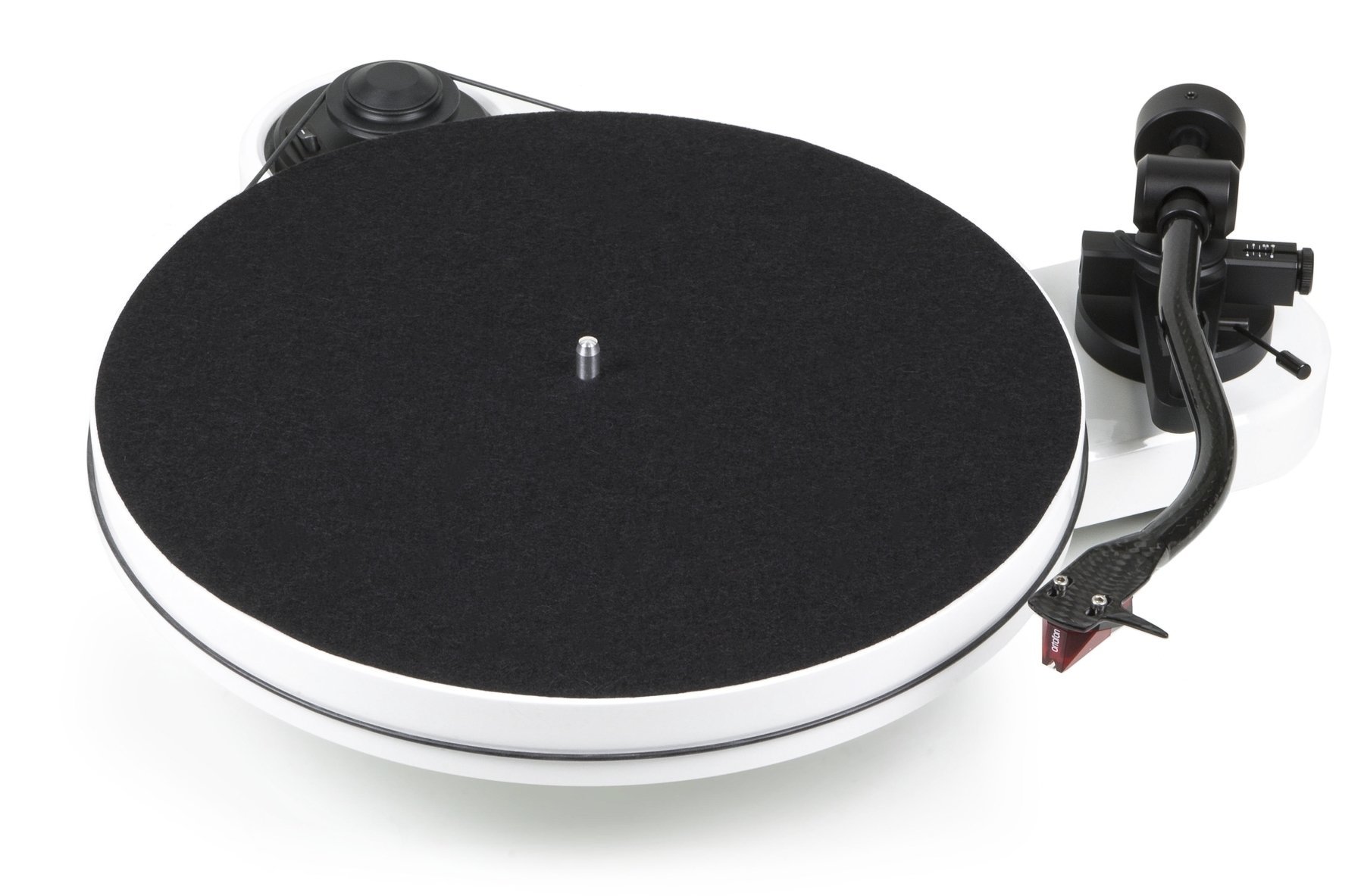 Platenspeler Pro-Ject RPM-1 Carbon + 2M Red High Gloss White