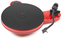 Hi-Fi-Drehscheibe Pro-Ject RPM-3 Carbon + 2M Silver High Gloss Red