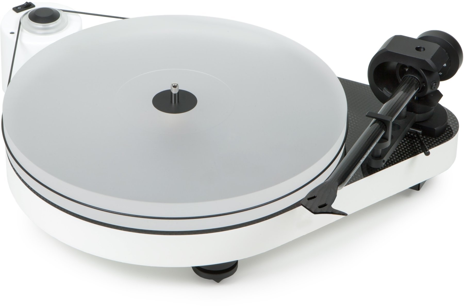 Hi-Fi Turntable Pro-Ject RPM-5 Carbon MC Quintet RD High Gloss White Hi-Fi Turntable