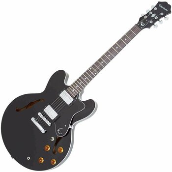 Halvakustisk guitar Epiphone The DOT Ebony Black - 1