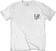 Camiseta de manga corta Korn Camiseta de manga corta Scratched Type Unisex White M