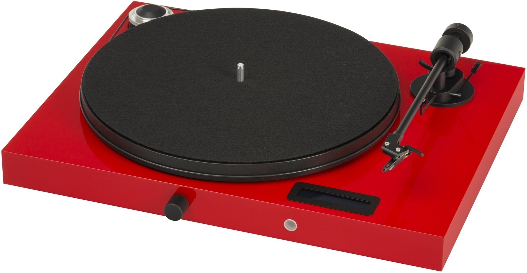 Gramofón Pro-Ject JukeBox E + OM5E High Gloss Red