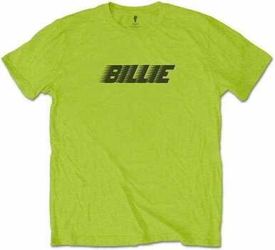 Maglietta Billie Eilish Unisex Tee Racer Logo & Blohsh Lime Green S - 1