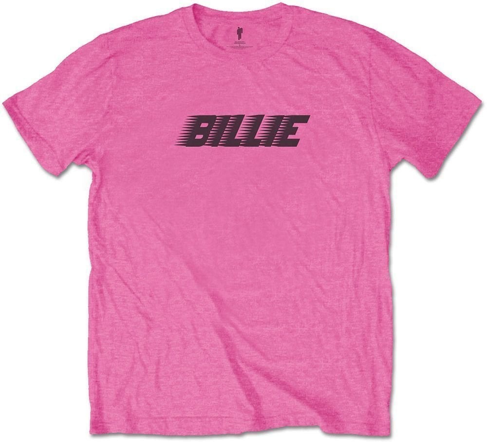 Maglietta Billie Eilish Maglietta Racer Logo & Blohsh Rosa S