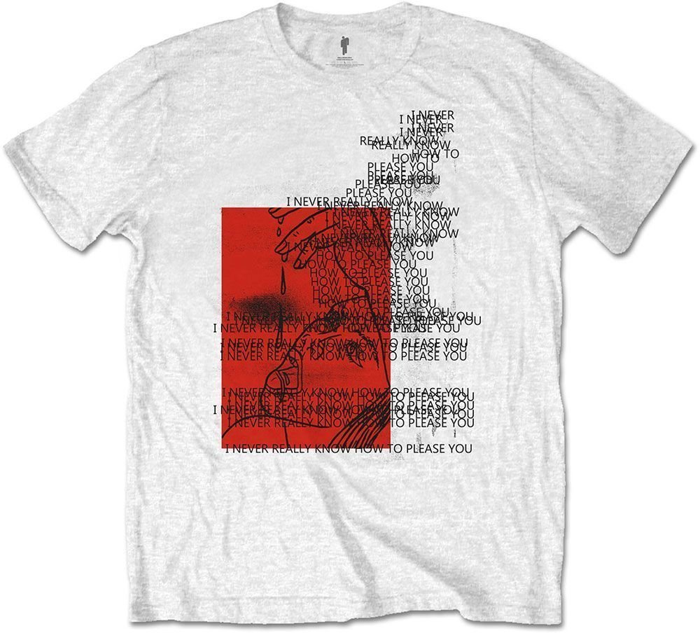 T-Shirt Billie Eilish T-Shirt Please You Unisex Weiß 2XL