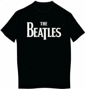 Skjorte The Beatles Skjorte Drop T Logo Black L - 1