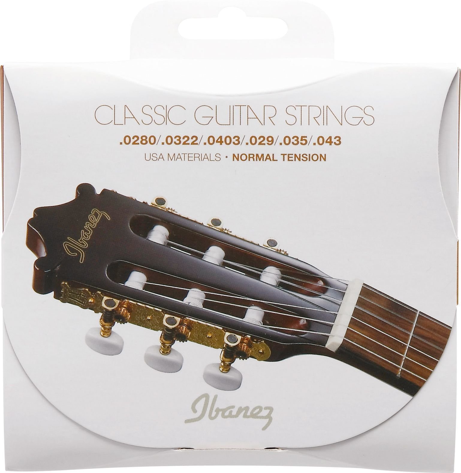 Nylonové struny pre klasickú gitaru Ibanez ICLS6NT