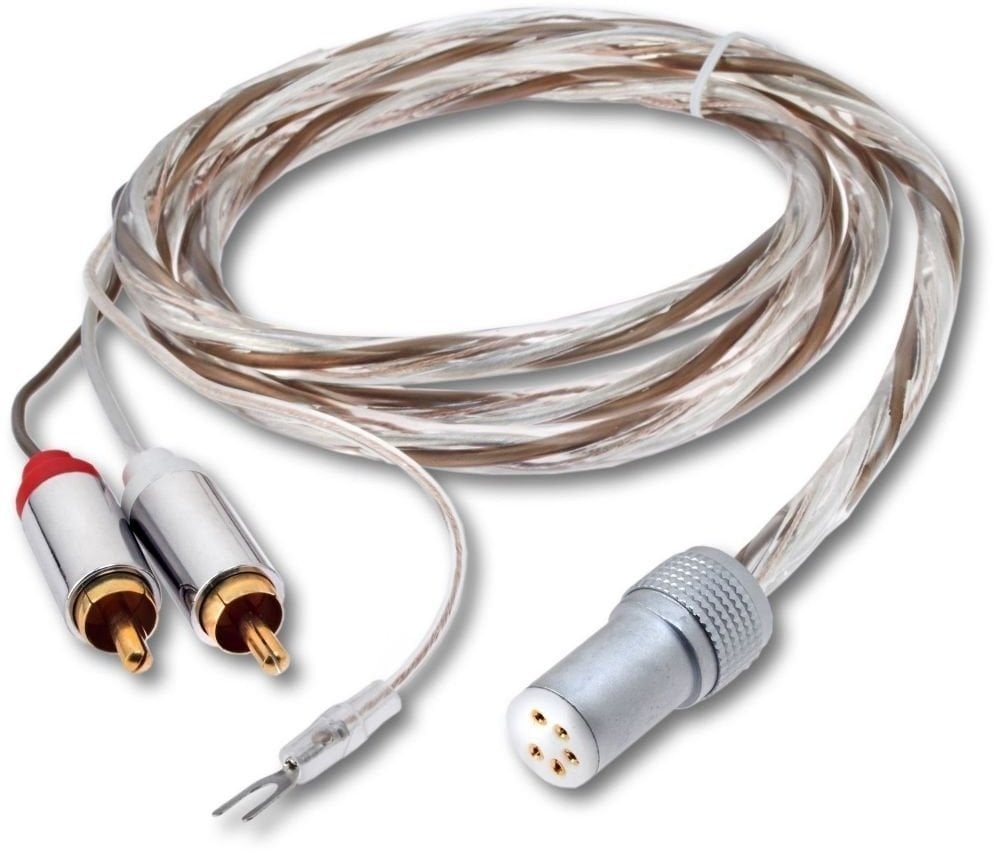 Câble Hi-Fi Tonearm Pro-Ject Connect-it E 5P CC 1,23 m Transparente Câble Hi-Fi Tonearm