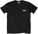 AC/DC About To Rock (Back Print) Black S Риза
