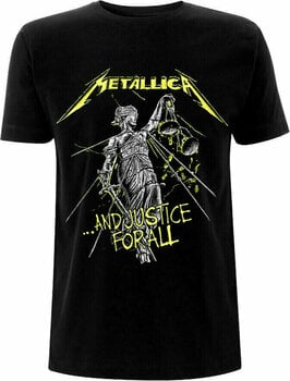T-Shirt Metallica T-Shirt And Justice For All Tracks Black L - 1