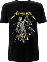 T-Shirt Metallica And Justice For All Tracks Unisex Black