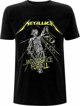 T-Shirt Metallica T-Shirt And Justice For All Tracks Black S - 1