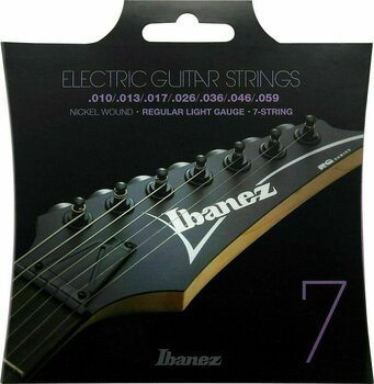Cordas para guitarra elétrica Mi Ibanez IEGS71 - 1