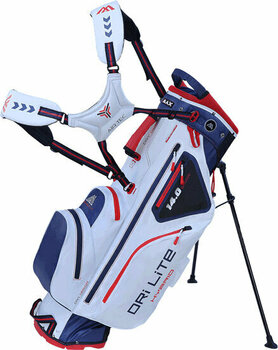 Golf Bag Big Max Dri Lite Hybrid White/Navy/Red Golf Bag - 1