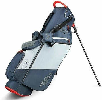 Golfbag Callaway Hyper Lite Zero Titanium/Silver/Orange Stand Bag 2019 - 1