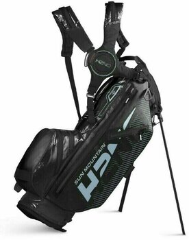 Golf Bag Sun Mountain H2NO 14-Way Waterproof Black/Steel Stand Bag 2019 - 1