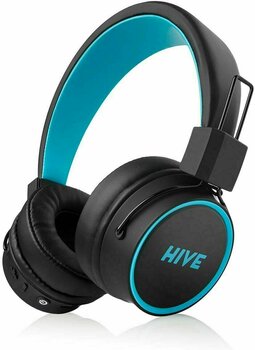 Wireless On-ear headphones Niceboy HIVE 2 Joy Black-Blue - 1