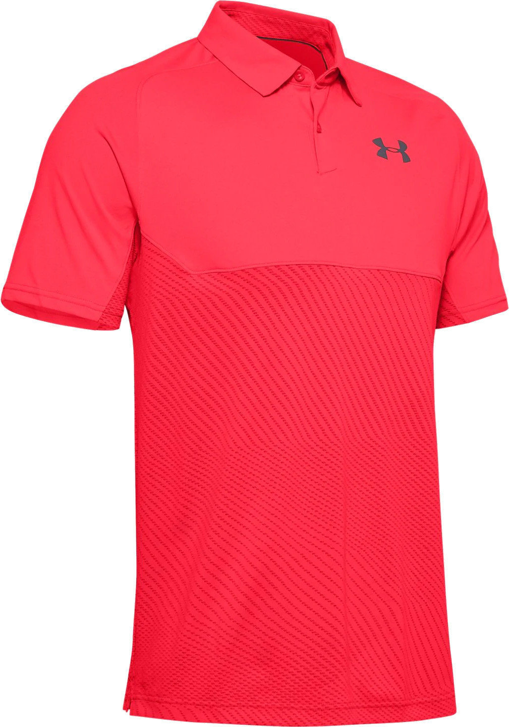Polo Shirt Under Armour Tour Tips Blocked Beta Red L