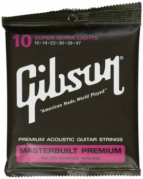 Χορδές για Ακουστική Κιθάρα Gibson SAG-BRS10 - 1