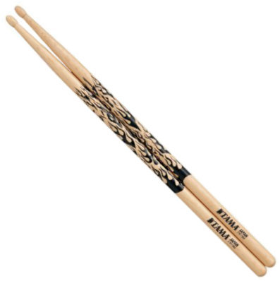 Drumsticks Tama O7A-F Japanese Oak Rhytmic Fire Natural Drumsticks