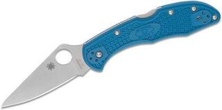 Spyderco Delica 4 Lightweight Blue Flat Ground C11FPBL