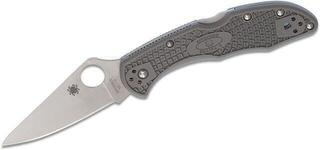 Spyderco Delica 4 Lightweight Grey Flat Ground C11FPGY Spyderco Delica 4 Lightweight Grey Flat Ground C11FPGY