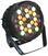 LED PAR Light4Me Black Par 30X3W RGBa-UV LED LED PAR