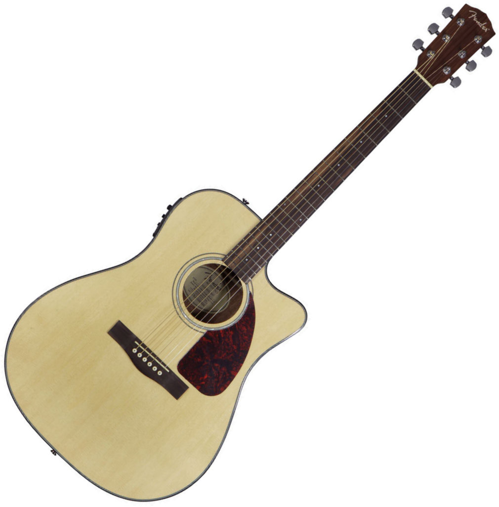 Elektroakustická gitara Dreadnought Fender CD-140SCE Natural Satin V2