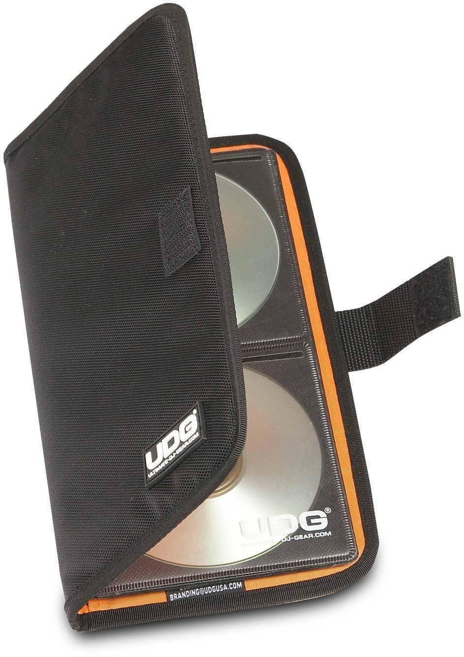 DJ чанта UDG Ultimate CD Wallet 24 Digital Black/Orange inside