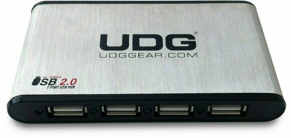USB Audio interfész UDG Creator Ultra Slim Alumium 7port 2.0 USB HUB - 1