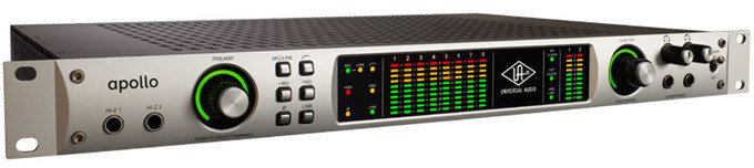 Thunderbolt audio prevodník - zvuková karta Universal Audio Apollo FireWire DUO + Thunderbolt 2