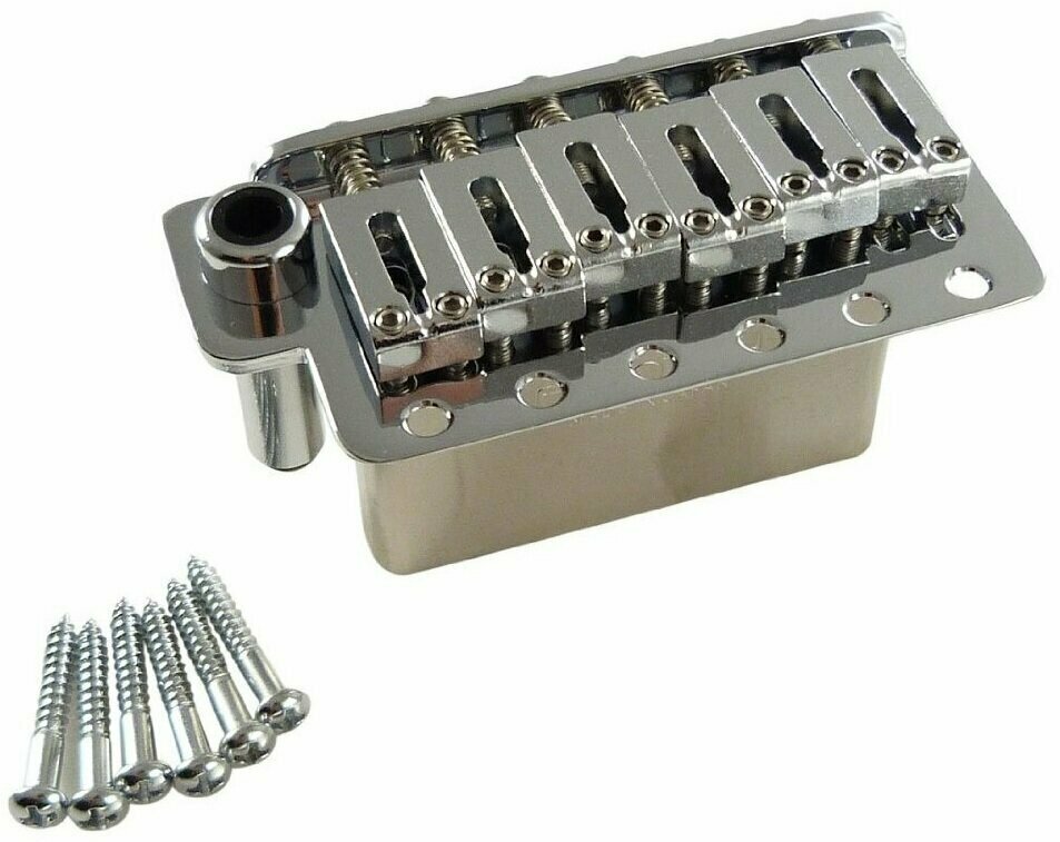 ギター GOTOH NS510TS-FE2 Chrome MJT Aged GOTOH NS510TS-FE2 Narrow Spaced 6 Point Steel Block