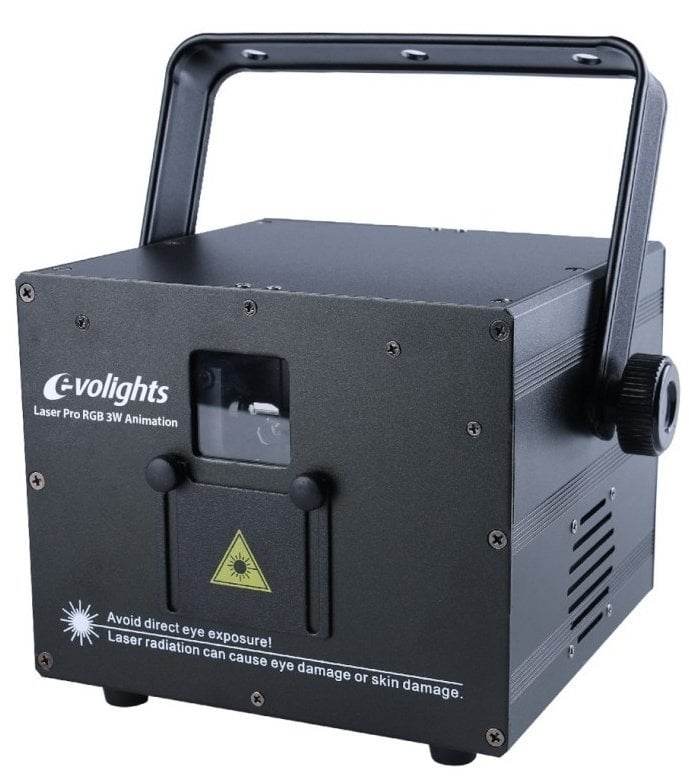 Диско лазер Evolights Laser Pro RGB 3W Animation Диско лазер
