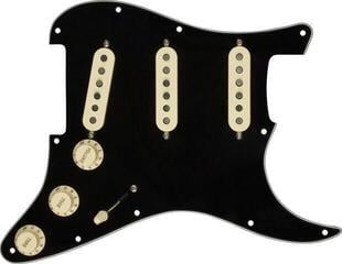 Pickguard Fender Pre-Wired Strat SSS CUST 69 Black Pickguard
