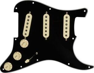 Pickguard Fender Pre-Wired Strat SSS 57/62 Black Pickguard