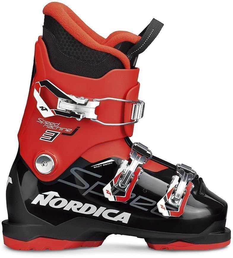 Обувки за ски спускане Nordica Speedmachine J3 Черeн-Червен 210 Обувки за ски спускане
