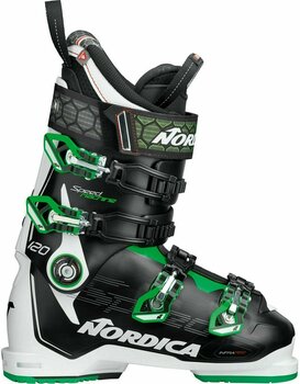 Alpine Ski Boots Nordica Speedmachine Black/White/Green 295 Alpine Ski Boots - 1