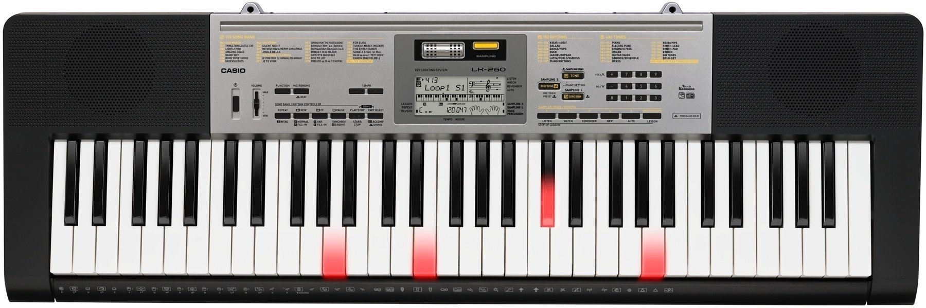 Keyboard med berøringsrespons Casio LK-260