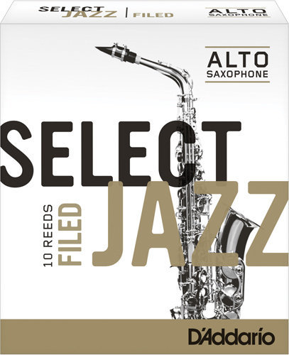 Palheta para saxofone alto D'Addario-Woodwinds Select Jazz Filed 2H Palheta para saxofone alto