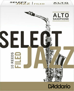Тръстикова пластинка за алт саксофон D'Addario-Woodwinds Select Jazz Filed 2H Тръстикова пластинка за алт саксофон - 1