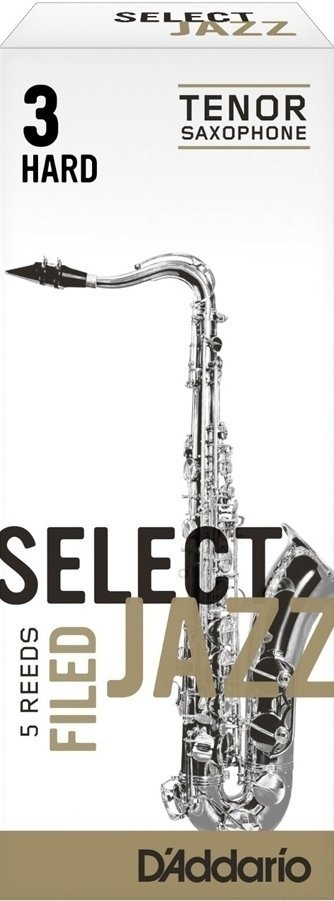 Reed til tenorsaxofon D'Addario-Woodwinds Select Jazz Filed 3M Reed til tenorsaxofon